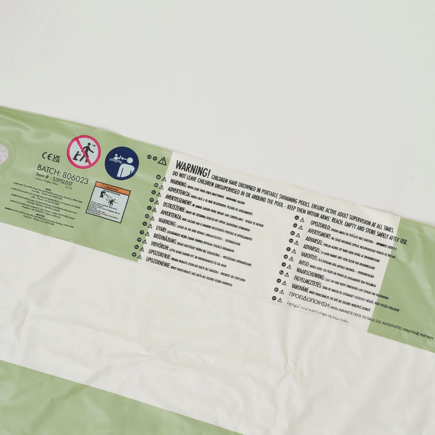 SUNNYLIFE Slip and Slide Shark Tribe - KHAKI