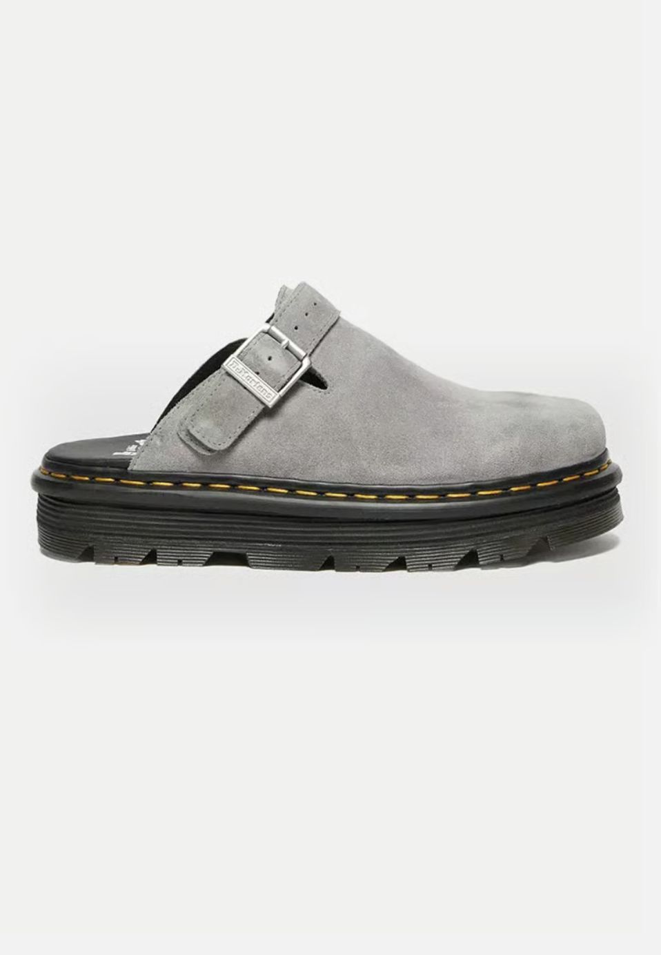 DR MARTENS ZEBZAG MULE SLING BACK SHOE- ULTIMATE GREY E.H SUEDE MB