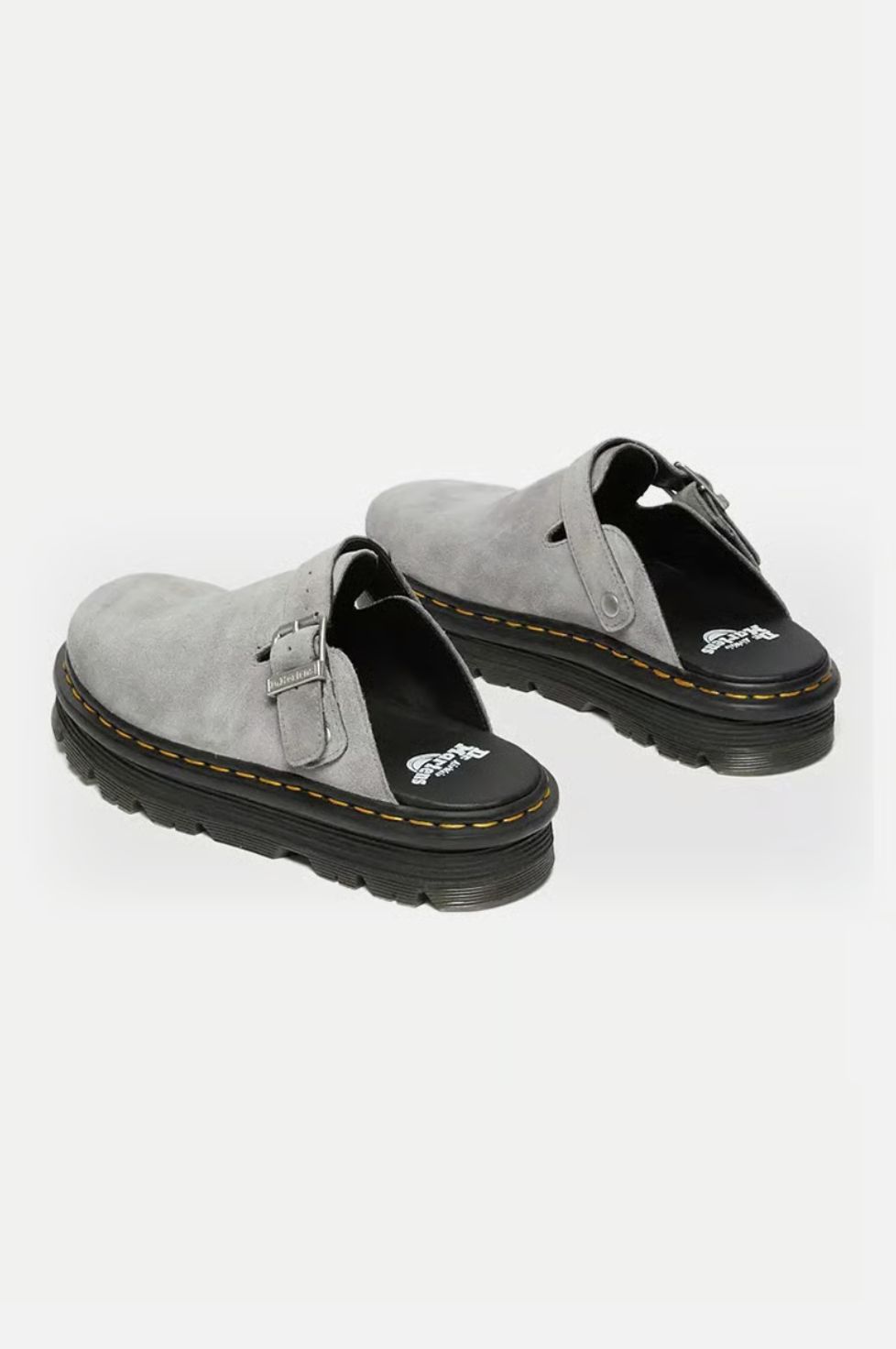 DR MARTENS ZEBZAG MULE SLING BACK SHOE- ULTIMATE GREY E.H SUEDE MB