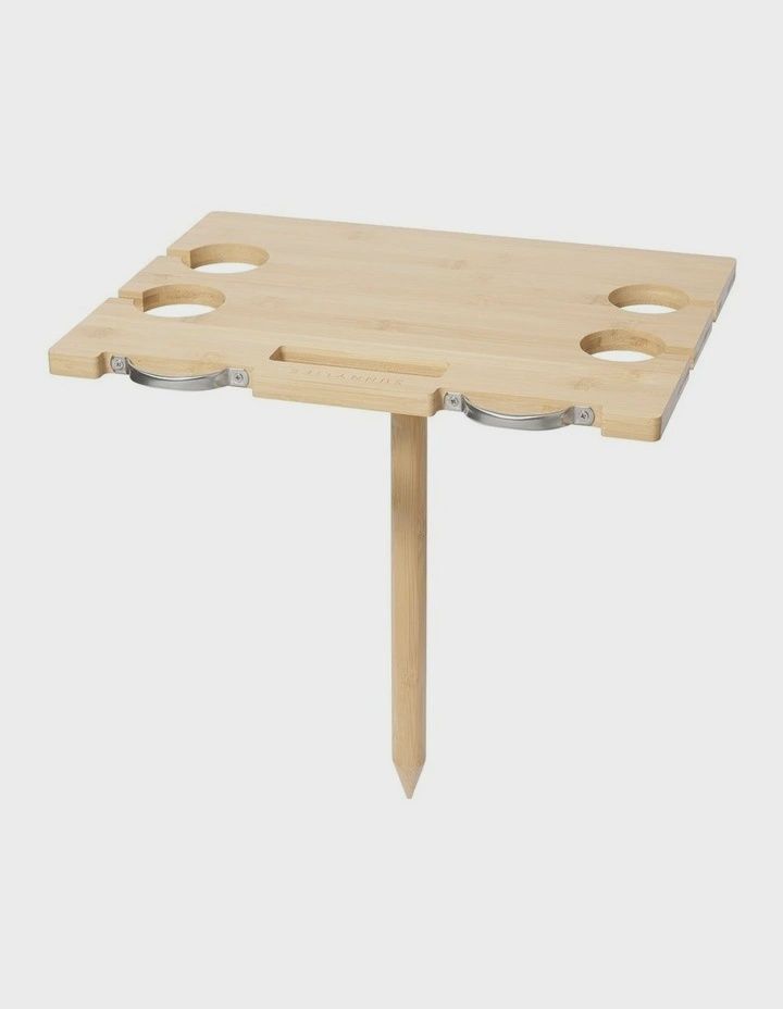 SUNNYLIFE Portable Picnic Table Le Weekend Natural - NATURAL