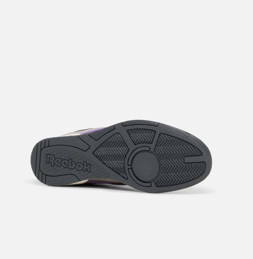REEBOK MENS BB 4000 II SHOE - ASH/GREY/DIGITAL PURPLE