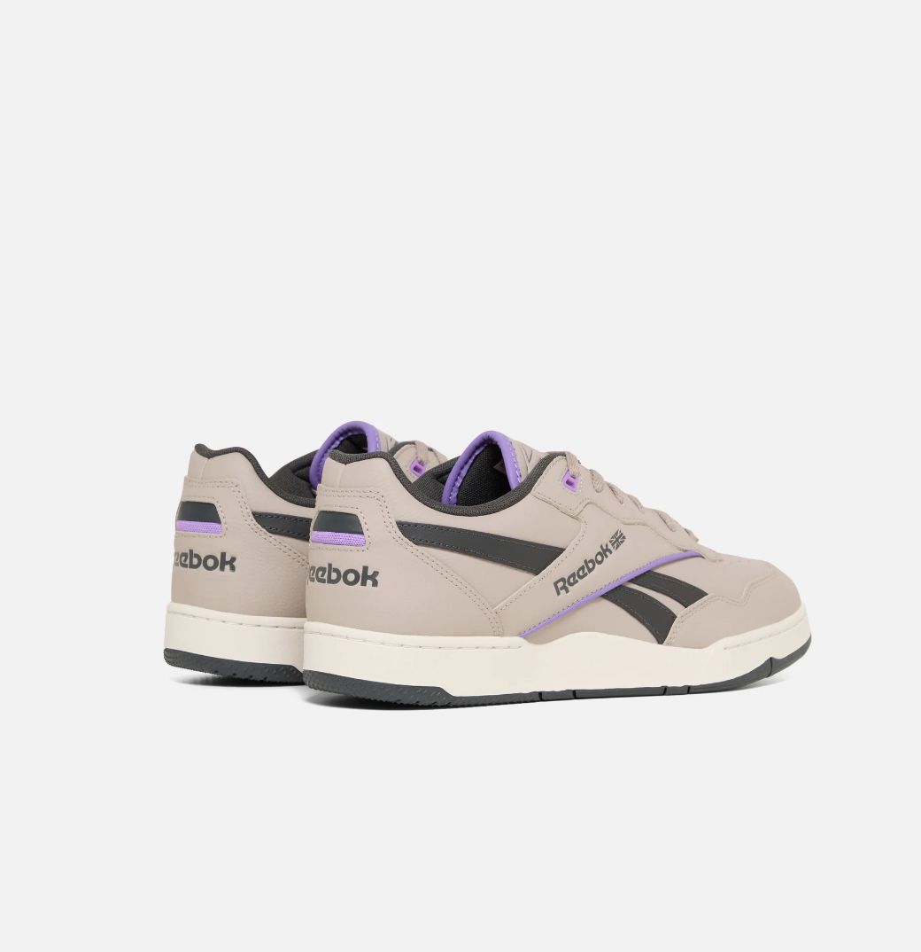 REEBOK MENS BB 4000 II SHOE - ASH/GREY/DIGITAL PURPLE