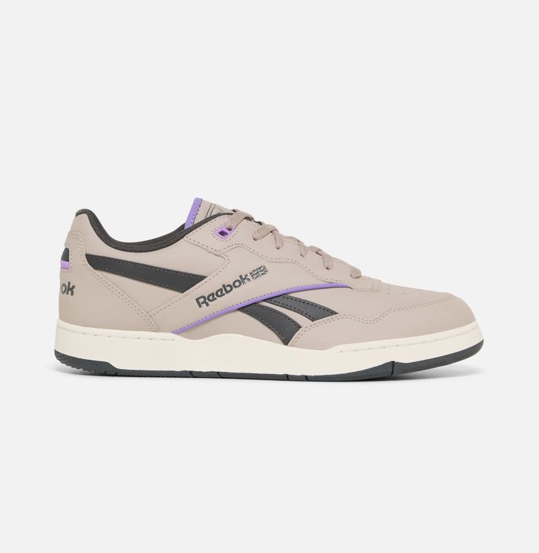 REEBOK MENS BB 4000 II SHOE - ASH/GREY/DIGITAL PURPLE