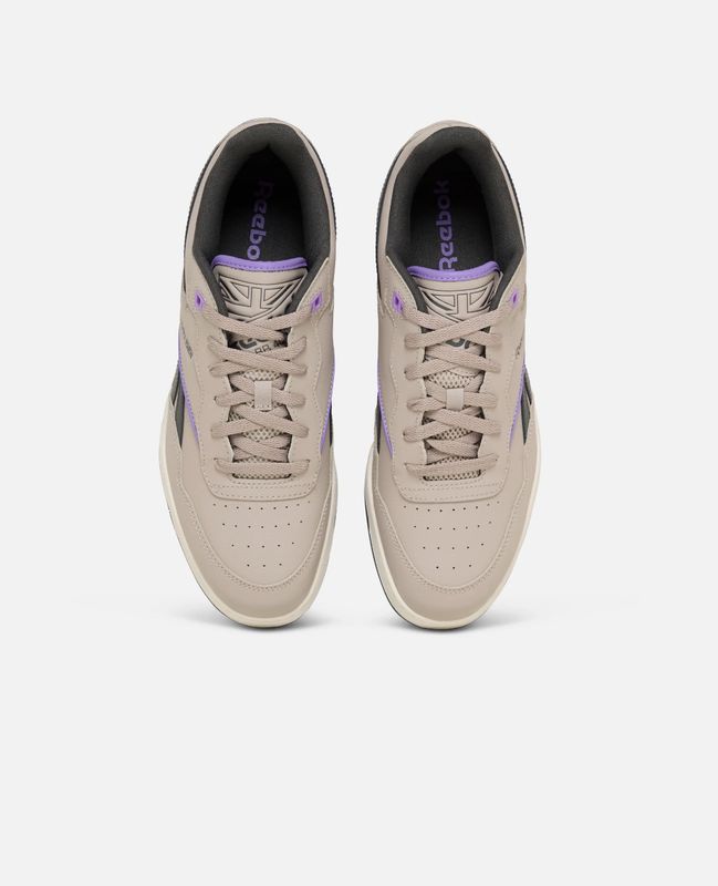 REEBOK MENS BB 4000 II SHOE - ASH/GREY/DIGITAL PURPLE