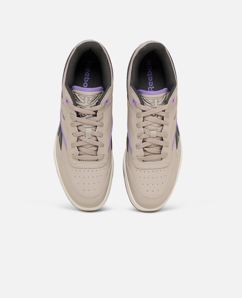 REEBOK MENS BB 4000 II SHOE - ASH/GREY/DIGITAL PURPLE