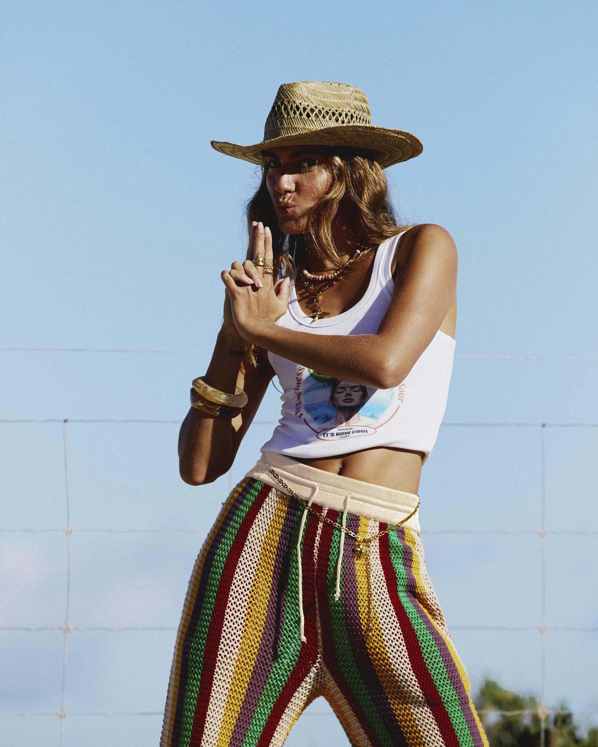 IT'S NOW COOL LADIES THE CROCHET LEISURE PANT - TULUM