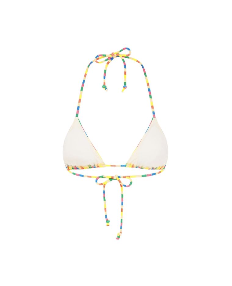 IT'S NOW COOL LADIES THE TRIANGLE SWIM TOP - TEXTA
