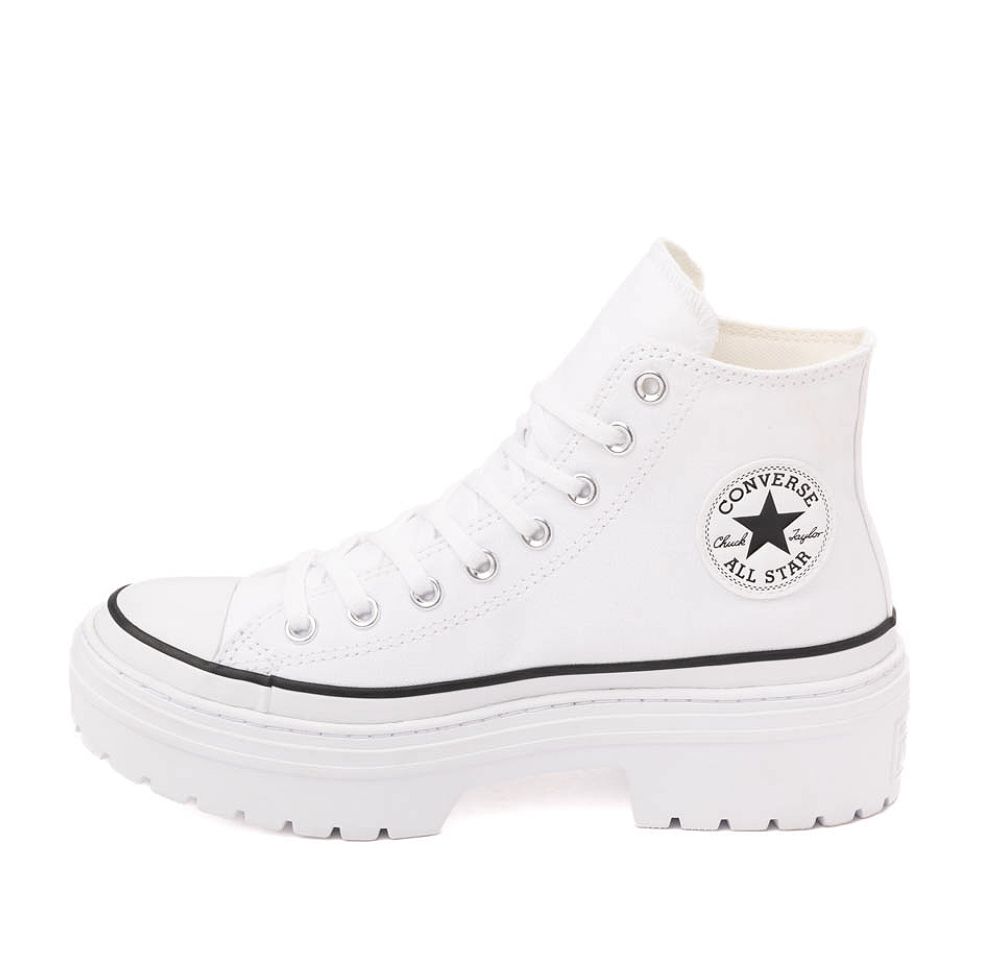 CONVERSE CT LUGGED HEEL PLATFORM HI- WHITE