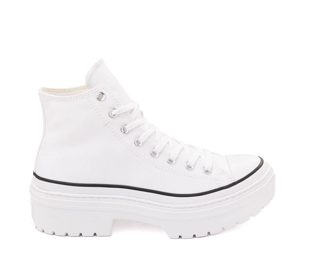 CONVERSE CT LUGGED HEEL PLATFORM HI- WHITE