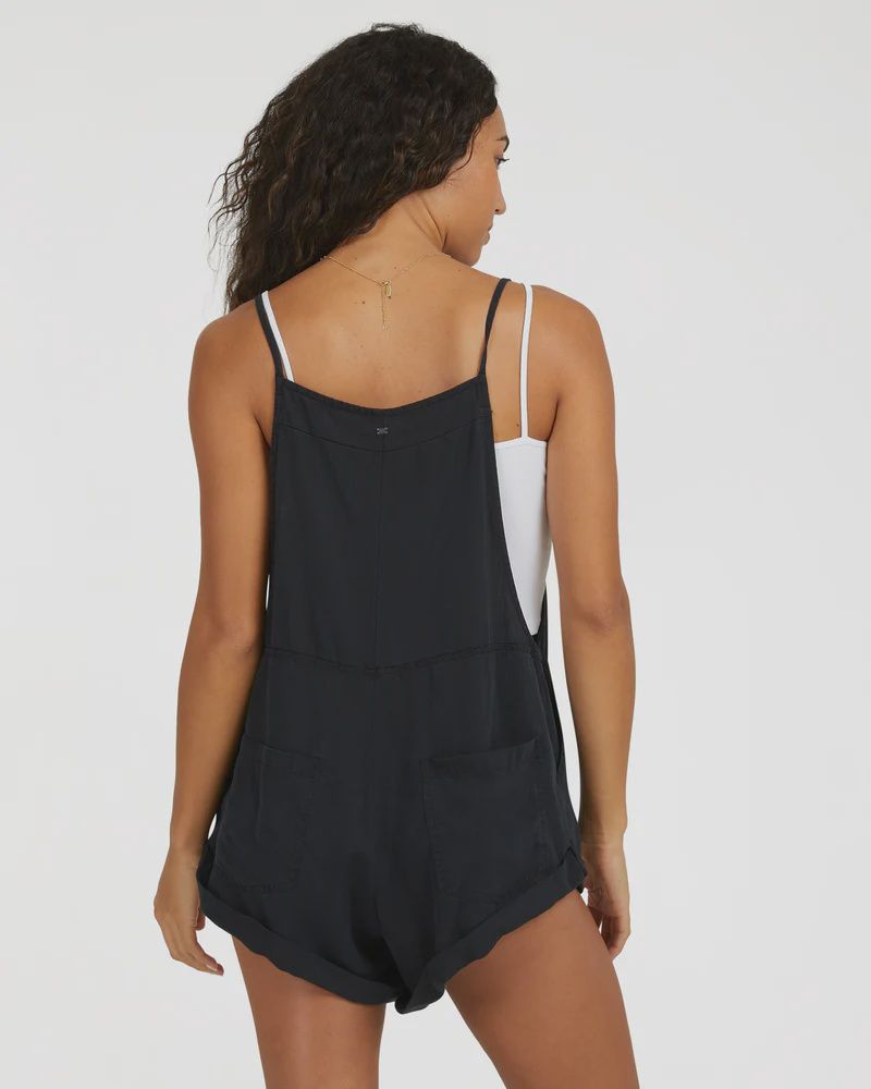 BILLABONG LADIES WILD PURSUIT OVERALL - BLACK