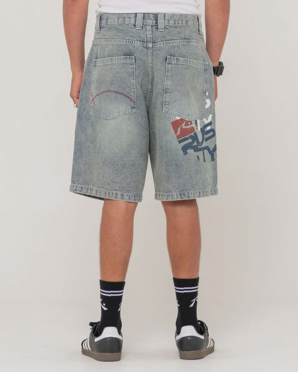 RUSTY MENS STONE COLD BAGGY JORT - DIRTY DAWG