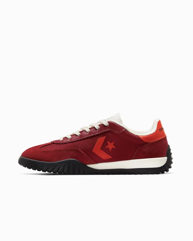CONVERSE UNISEX RUN STAR TRAINER LOW - PARK RED/VERMILLION RED/EGRET