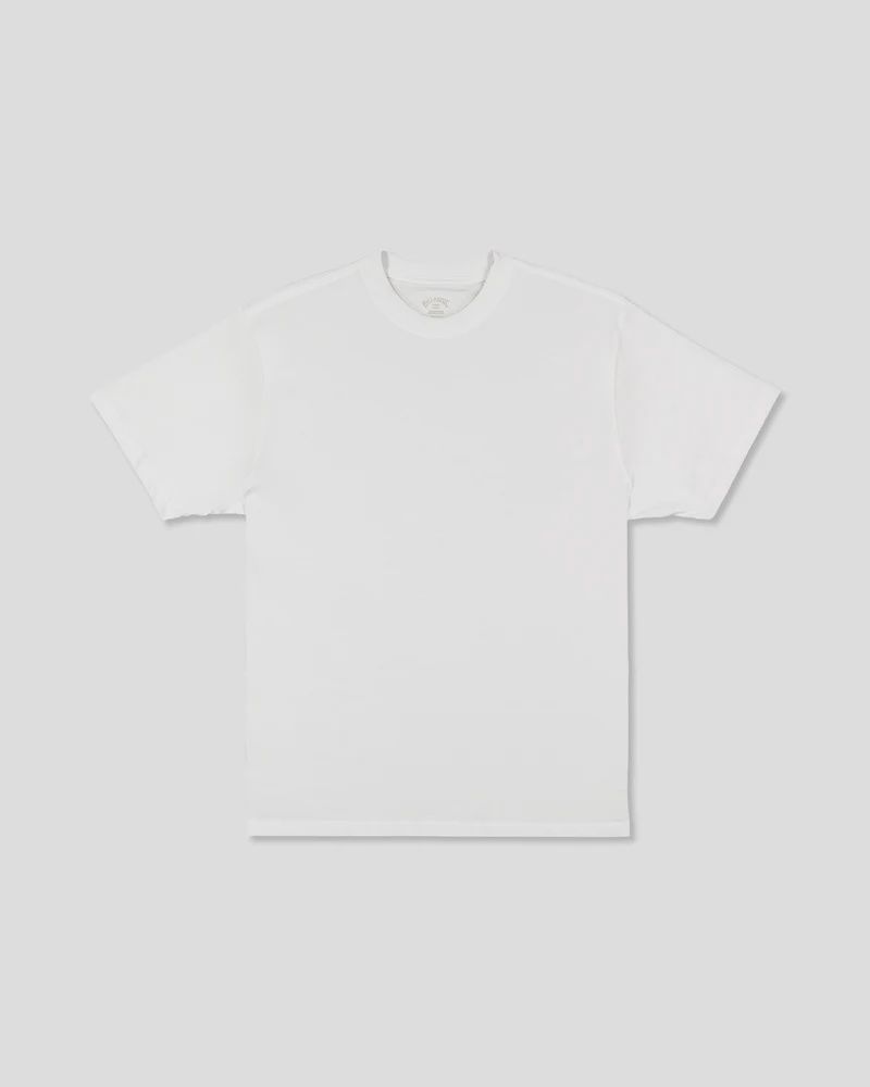 BILLABONG MENS PREMIUM WAVE WASH SS TEE- WHITE