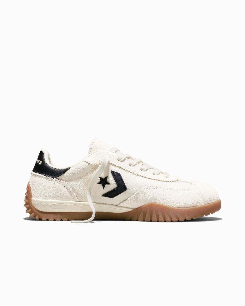 CONVERSE UNISEX RUN STAR TRAINER LOW - EGRET/BLACK/HONEY