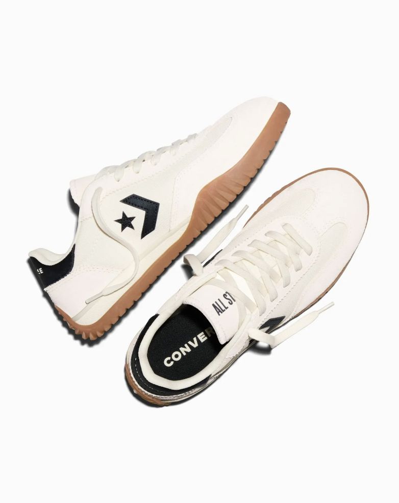 CONVERSE UNISEX RUN STAR TRAINER LOW - EGRET/BLACK/HONEY
