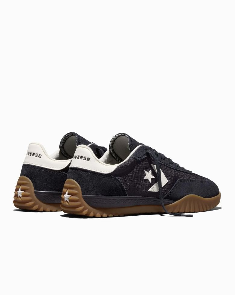 CONVERSE UNISEX RUN STAR TRAINER LOW - BLACK/EGRET/HONEY