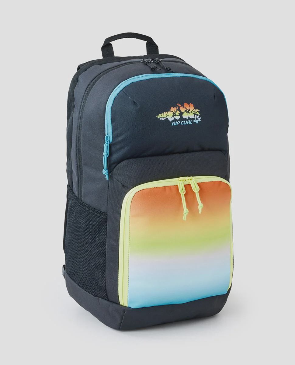 RIP CURL LADIES CHASER 33L BACKPACK - BLACK RAINBOW