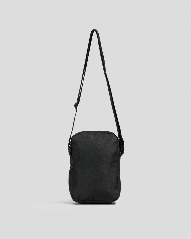 RUSTY MENS STRINGER CROSSBODY BAG - BLACK