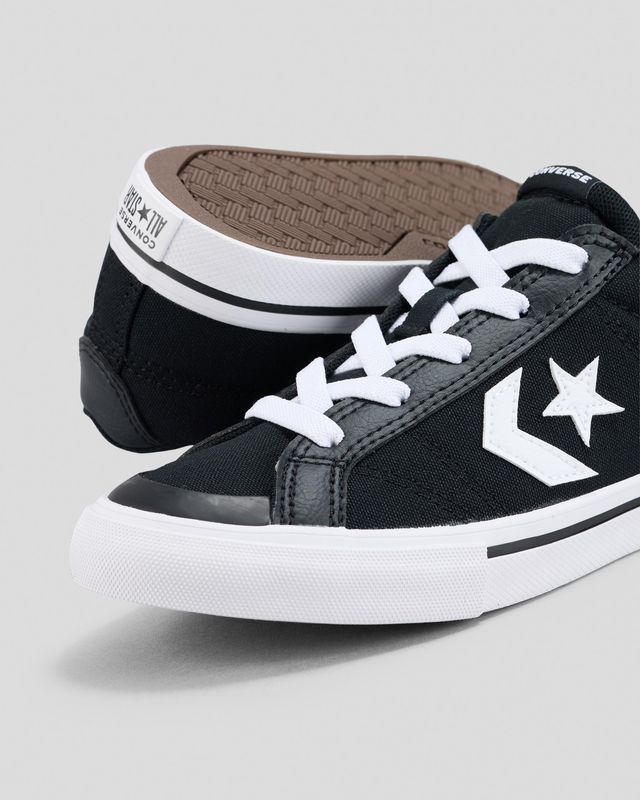 CONVERSE KIDS CONVERSE SPORT CASUAL - BLACK/WHITE/BLACK