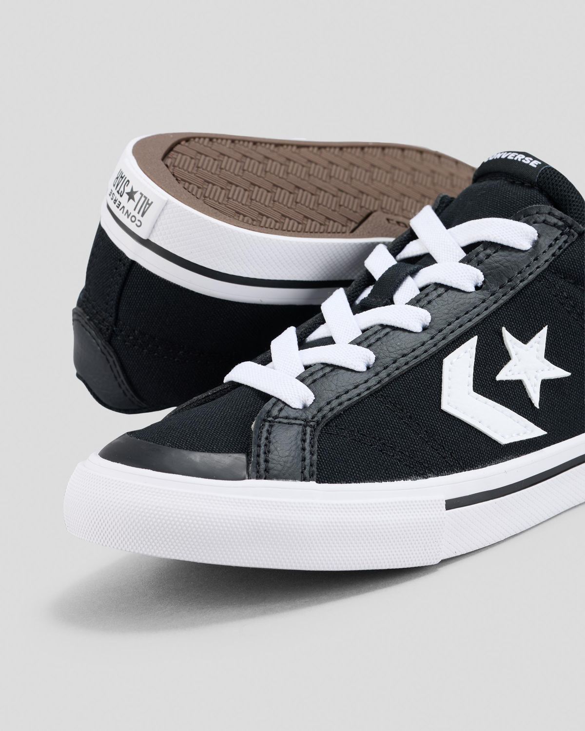 CONVERSE KIDS CONVERSE SPORT CASUAL - BLACK/WHITE/BLACK