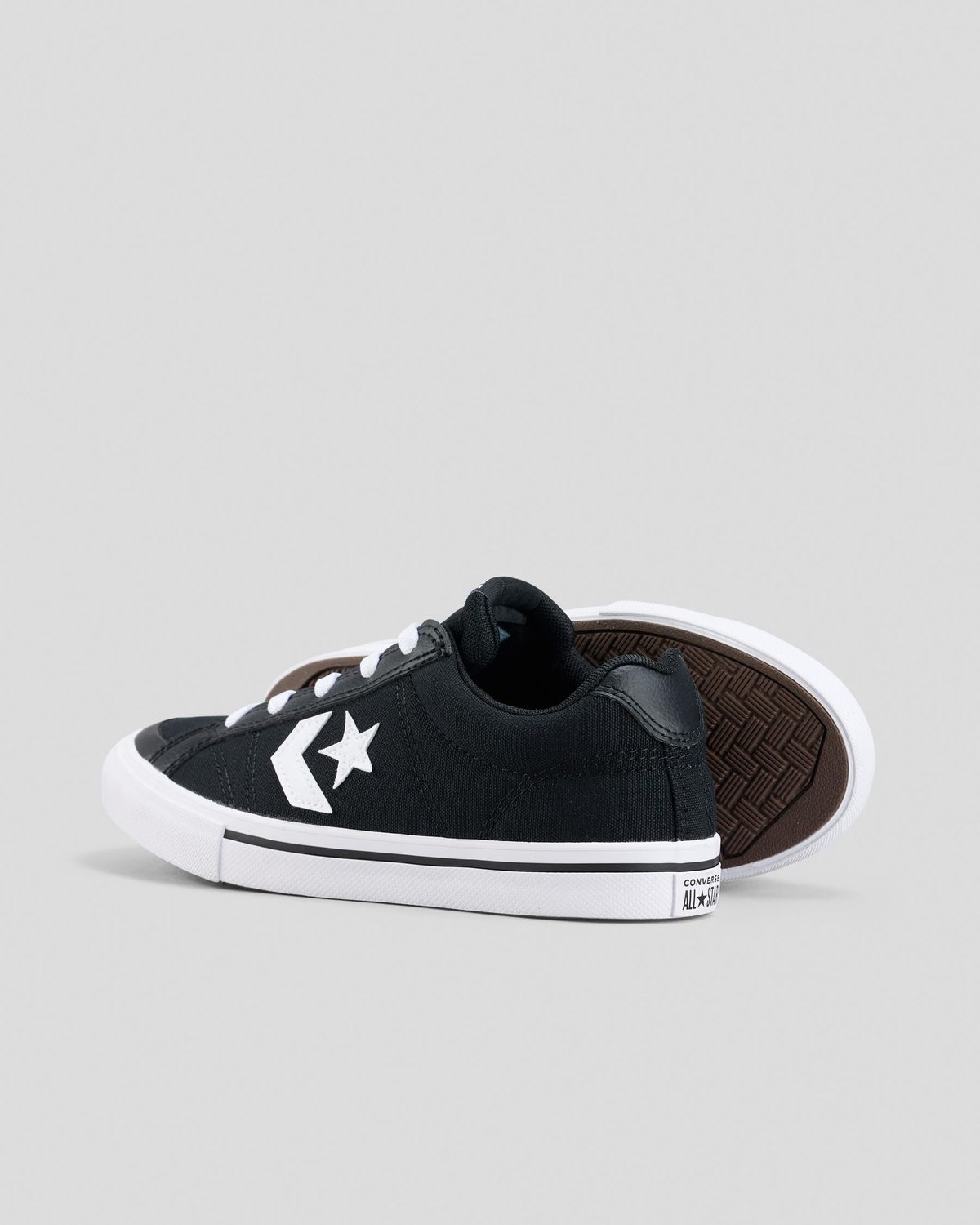 CONVERSE KIDS CONVERSE SPORT CASUAL - BLACK/WHITE/BLACK