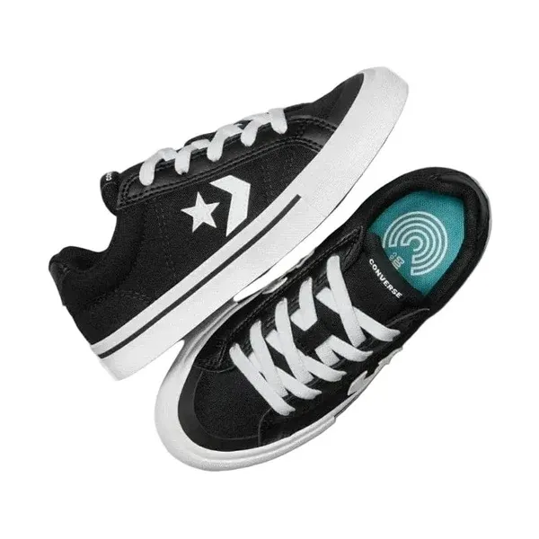 CONVERSE KIDS CONVERSE SPORT CASUAL - BLACK/WHITE/BLACK