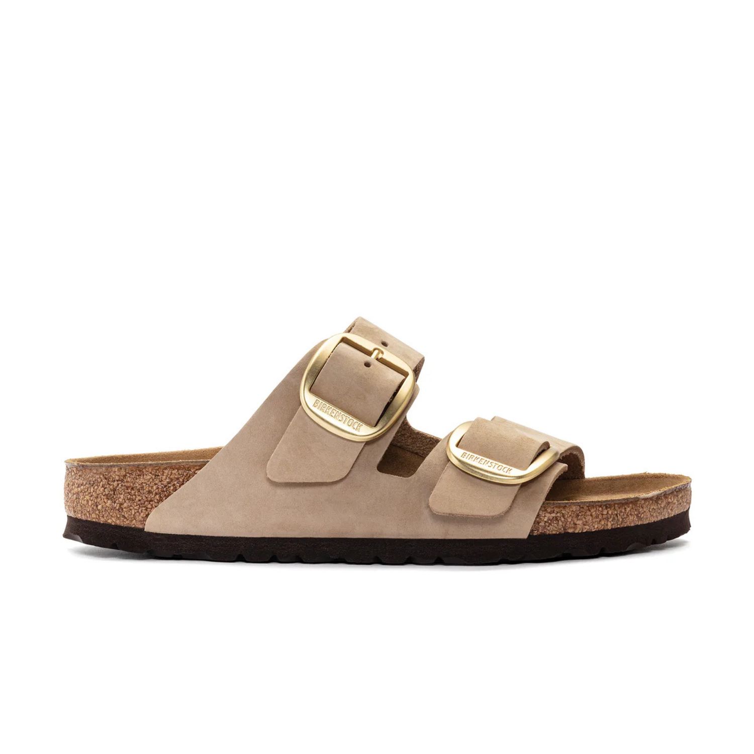 BIRKENSTOCK ARIZONA BIG BUCKLE - SANDCASTLE NUBUCK LEATHER