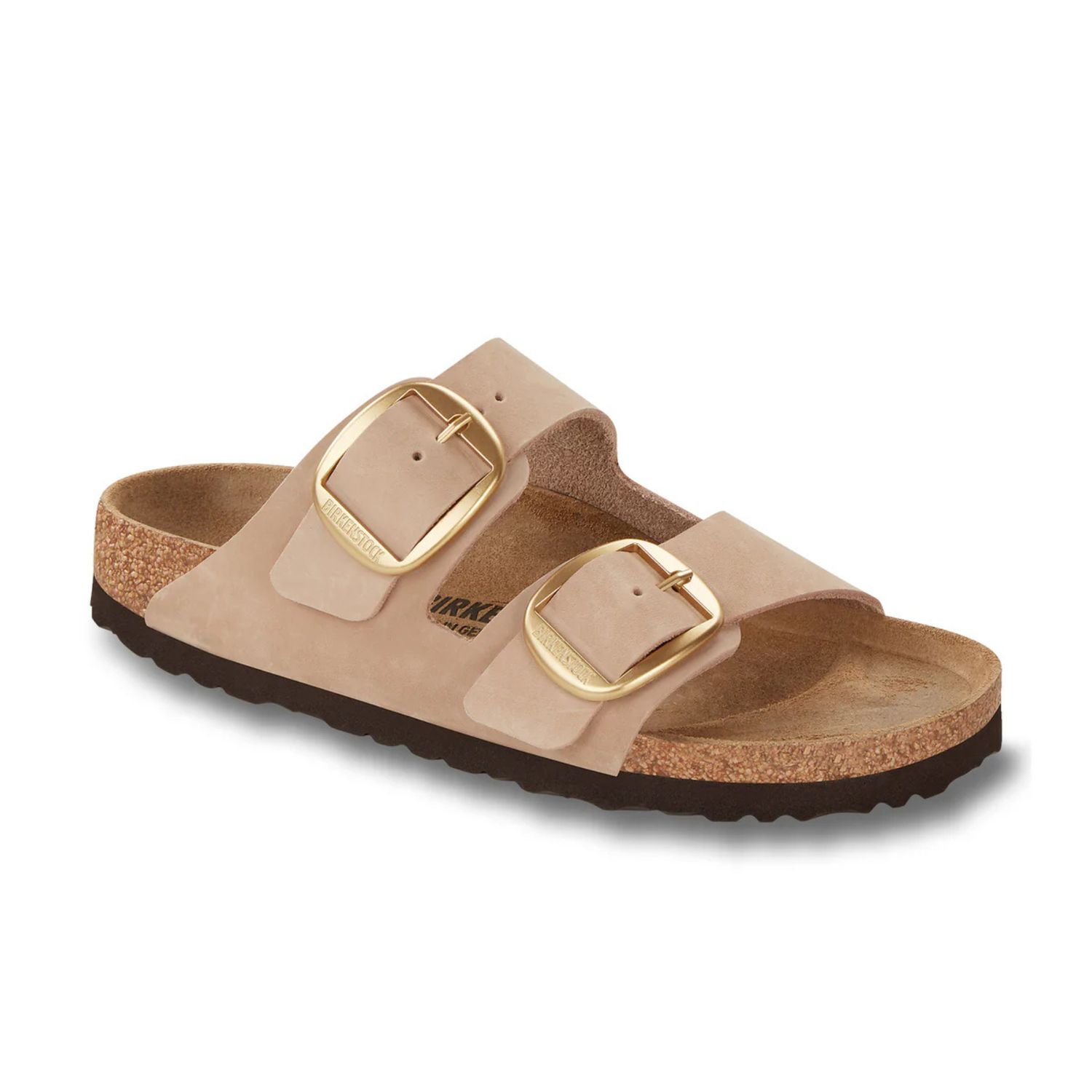 BIRKENSTOCK ARIZONA BIG BUCKLE - SANDCASTLE NUBUCK LEATHER
