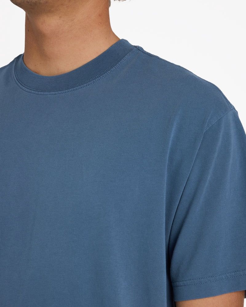 BILLABONG MENS PREMIUM WAVE WASH SS TEE- NORTH SEA