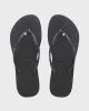 HAVAIANAS SLIM CRYSTAL SW II -BLACK