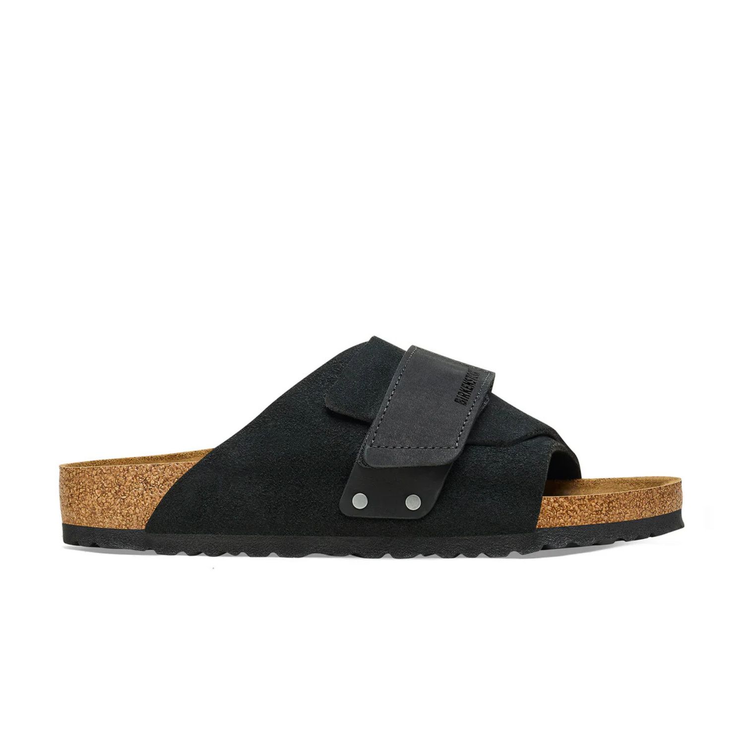BIRKENSTOCK KYOTO BLACK SUEDE/NUBUCK LEATHER - BLACK