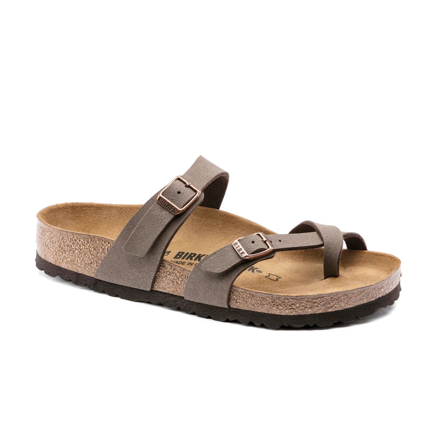 BIRKENSTOCK LADIES MAYARI BIRKIBUC REG - MOCCA