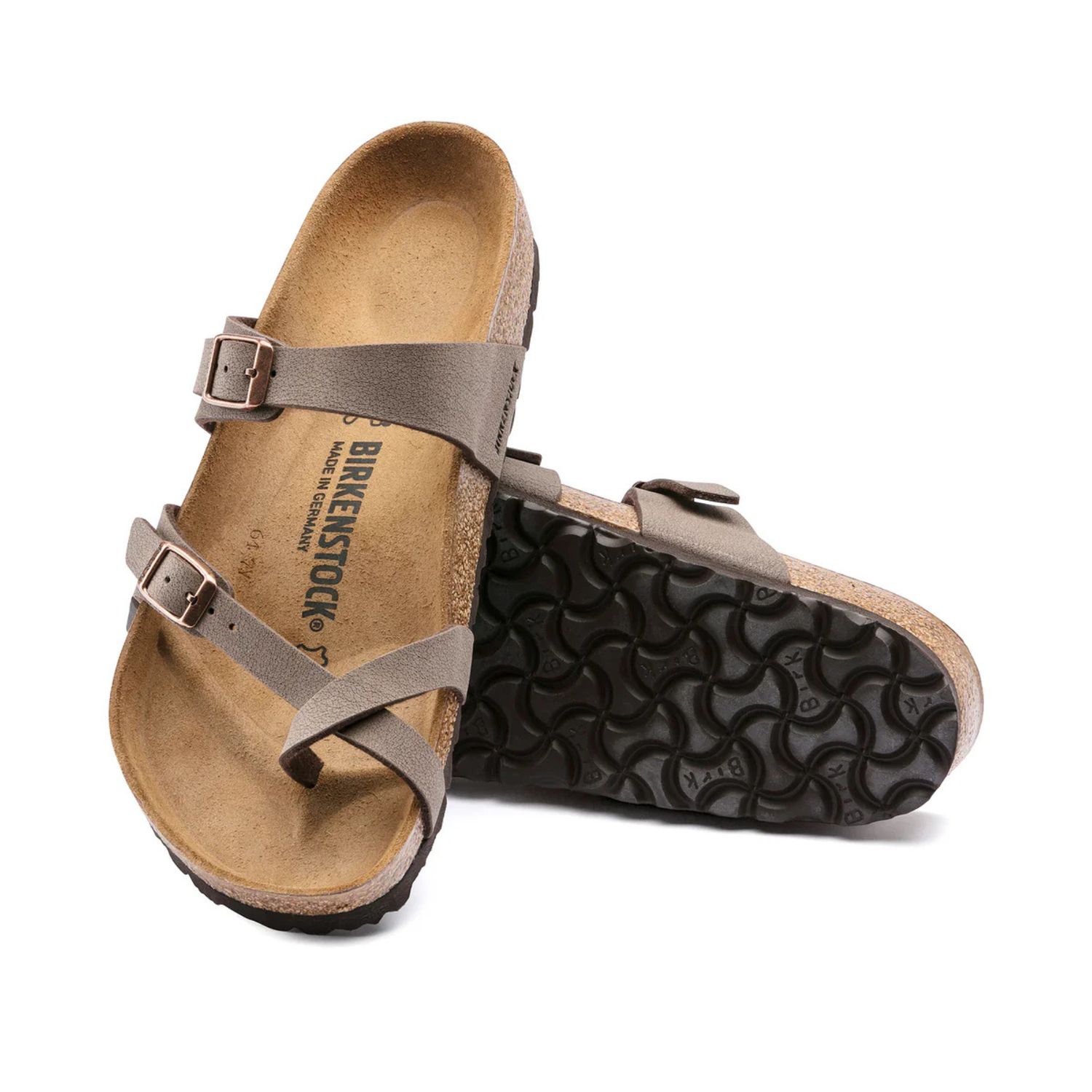 BIRKENSTOCK LADIES MAYARI BIRKIBUC REG - MOCCA