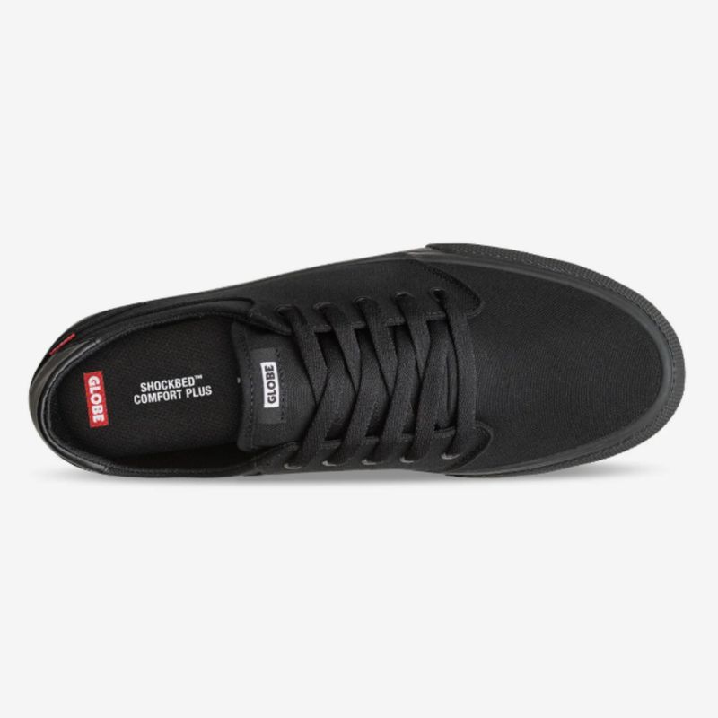 GLOBE MENS GOODSTOCK SHOE - BLACK/BLACK