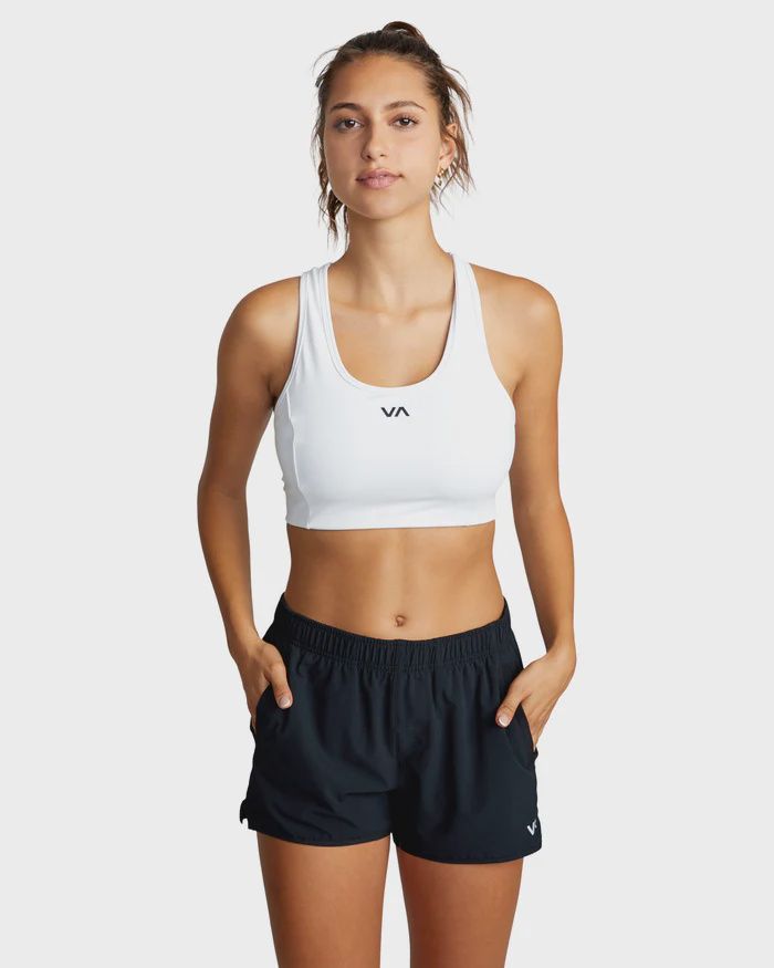 RVCA LADIES ESSENTIAL BRA J TOPS - WHITE
