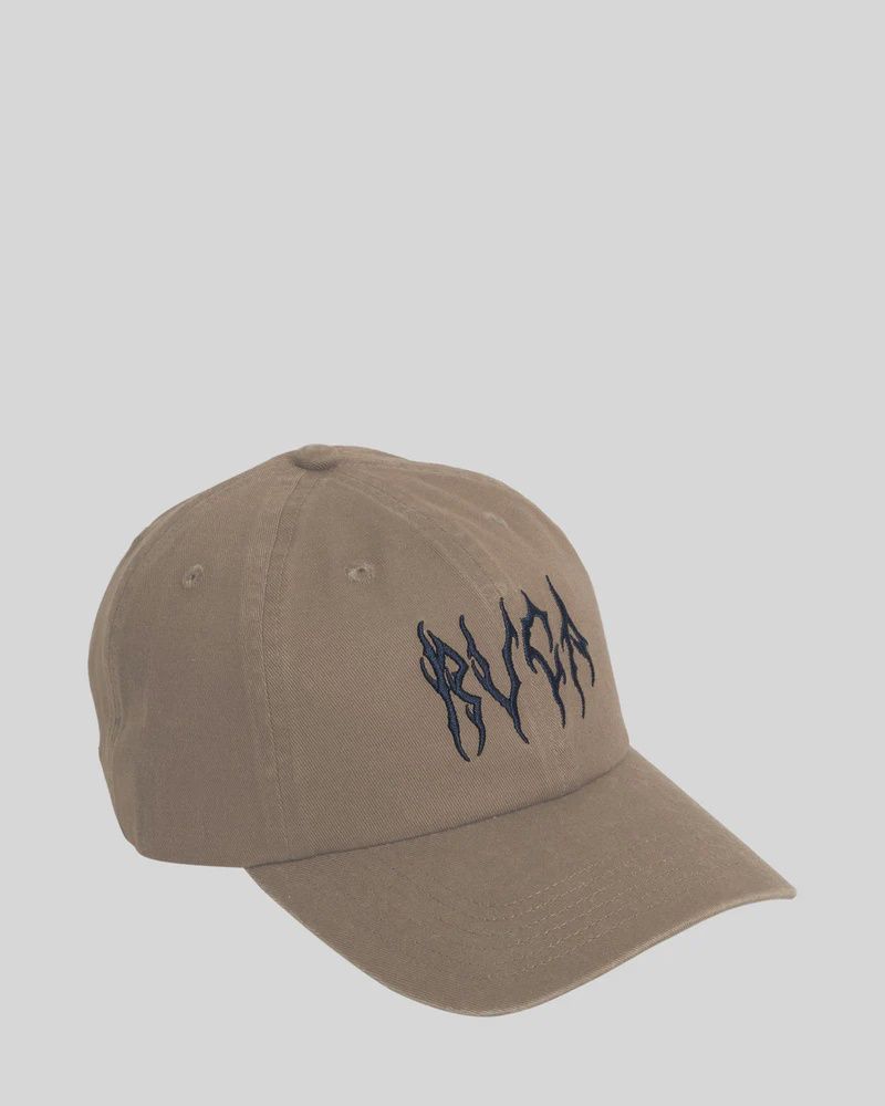 RVCA WOMENS RVCA MELT DAD CAP - DARK KHAKI