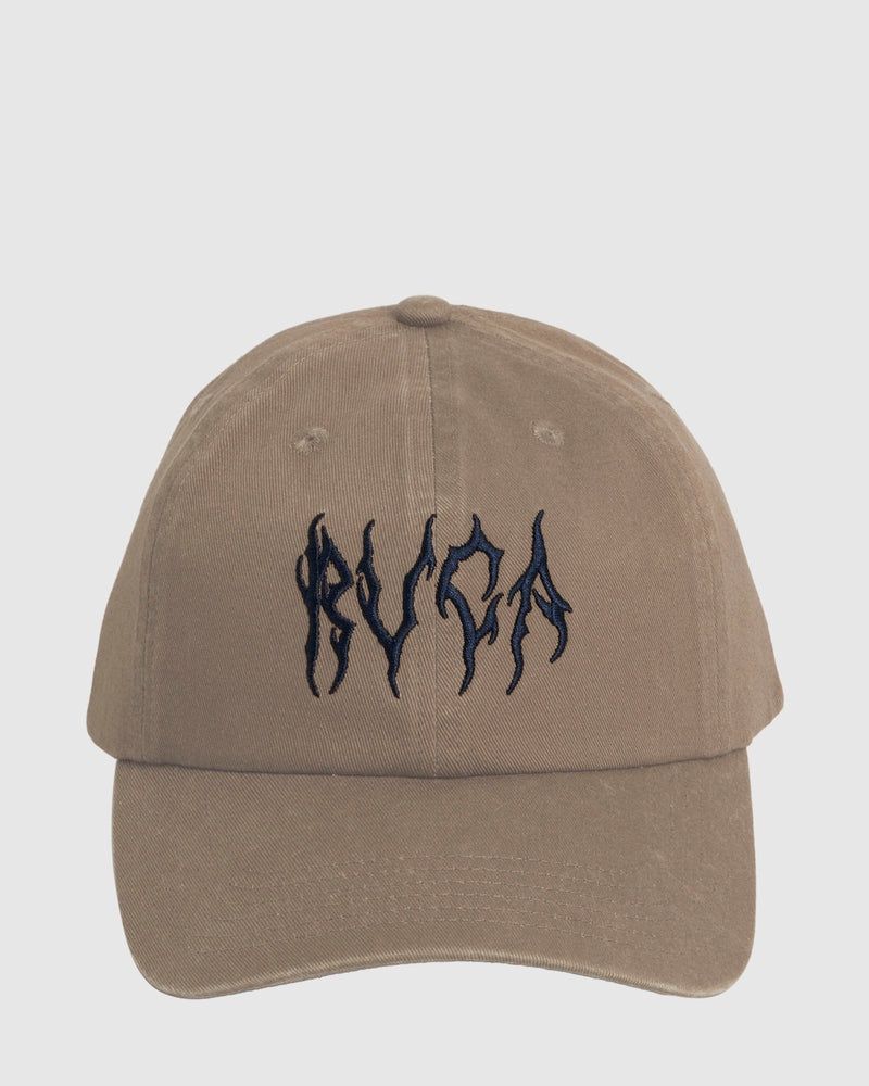 RVCA WOMENS RVCA MELT DAD CAP - DARK KHAKI