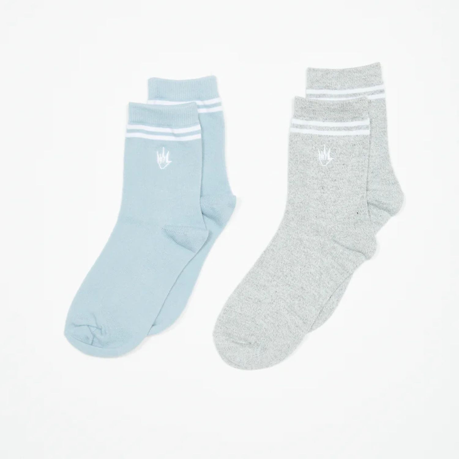AFENDS LADIES INFERNO SOCK 2PK - ETHER BLUE