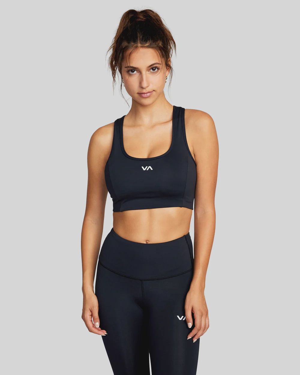 RVCA LADIES ESSENTIAL BRA J TOPS - BLACK