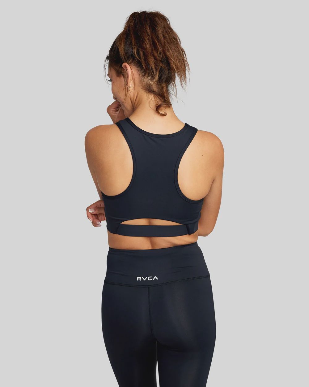 RVCA LADIES ESSENTIAL BRA J TOPS - BLACK