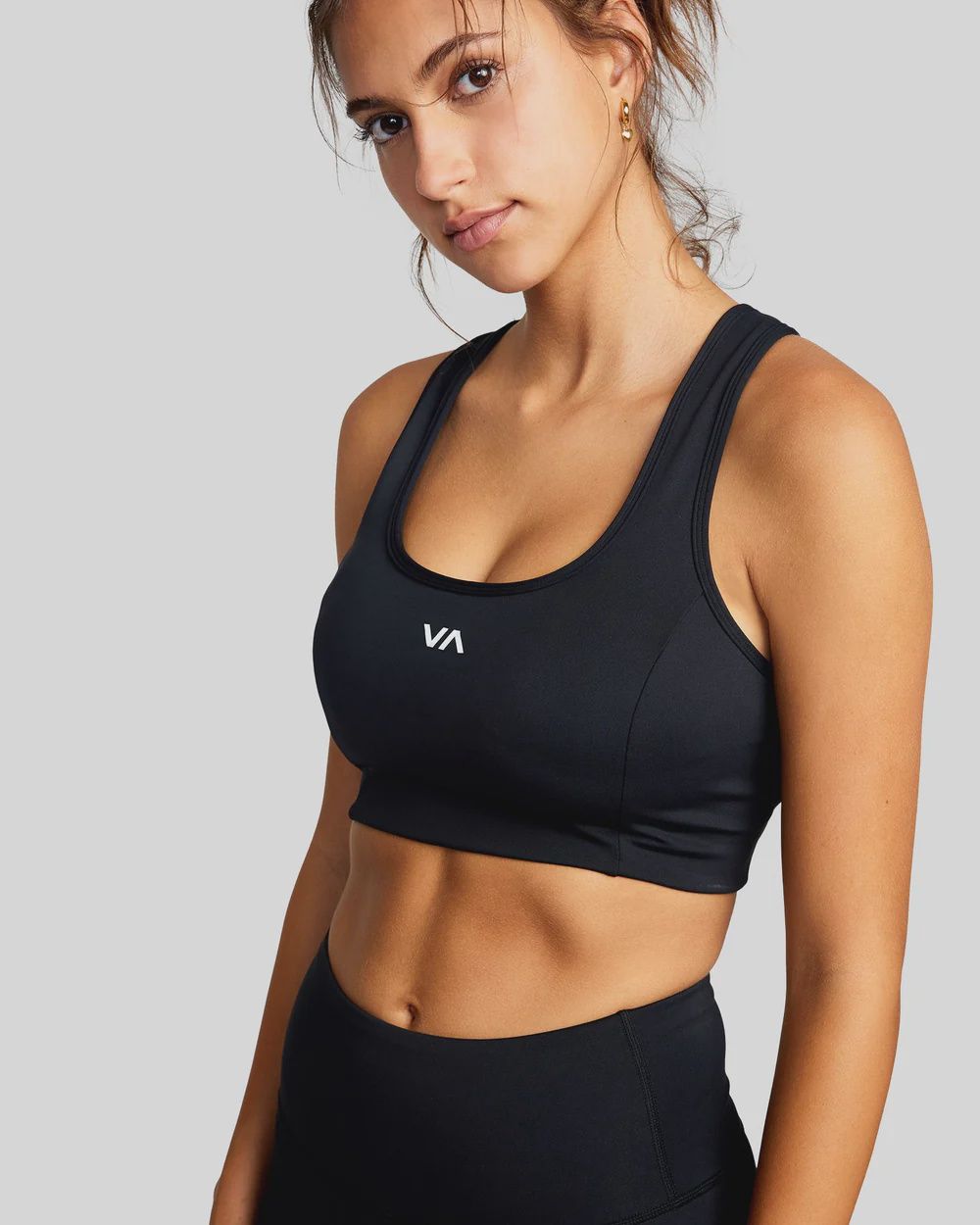 RVCA LADIES ESSENTIAL BRA J TOPS - BLACK