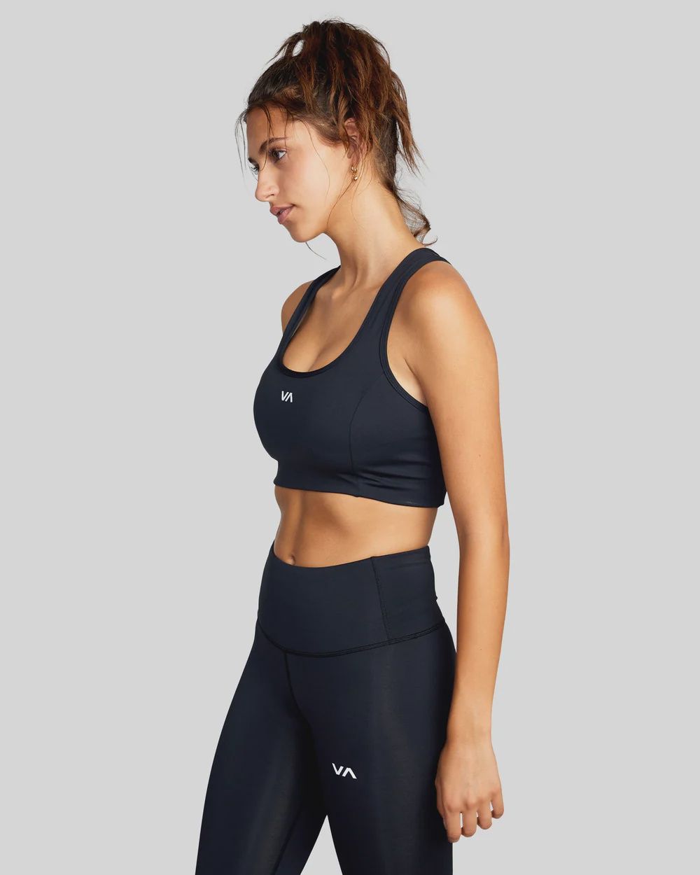 RVCA LADIES ESSENTIAL BRA J TOPS - BLACK