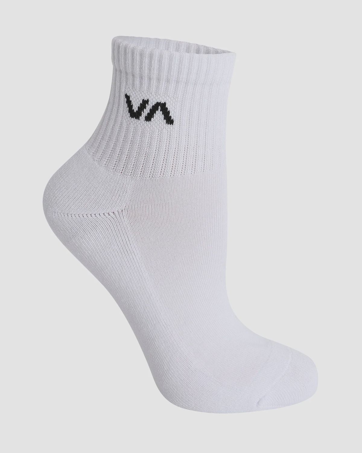 RVCA LADIES VA MINI CREW SOCK - WHITE