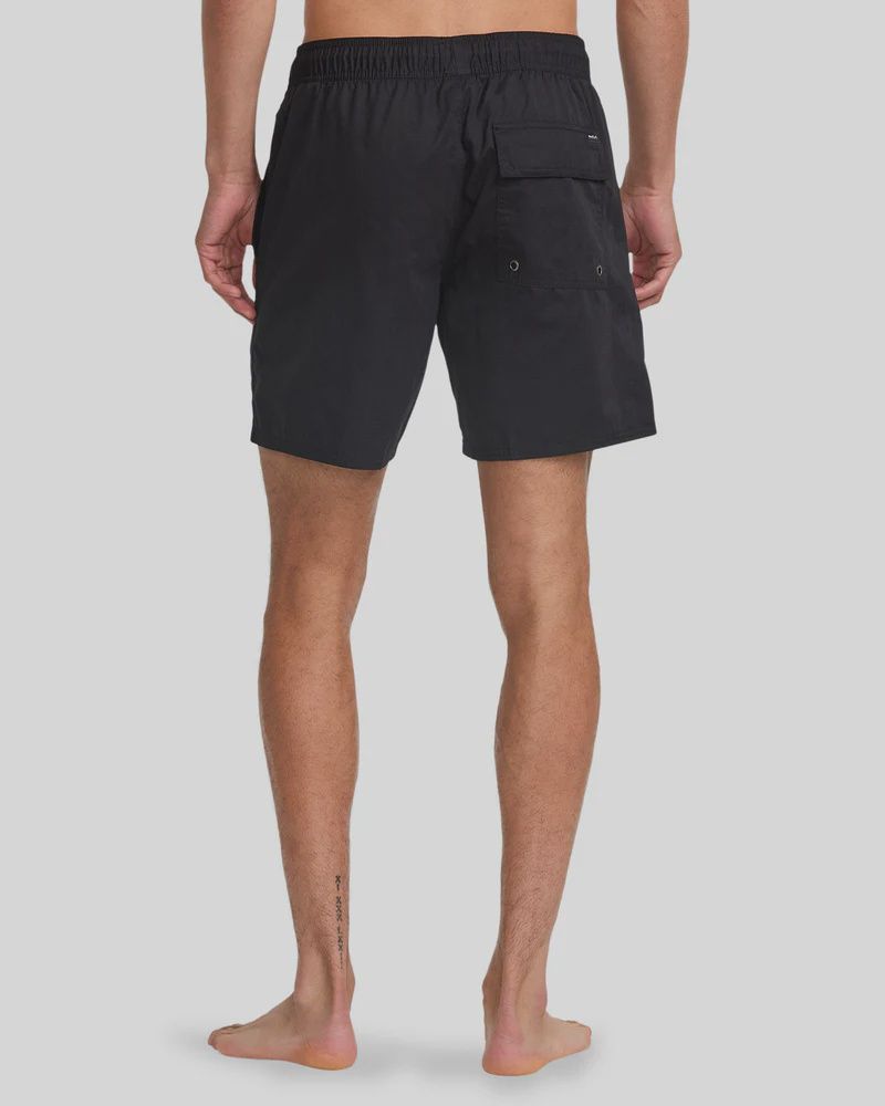 RVCA MENS OPPOSITES ELASTIC 2 SHORT - BLACK