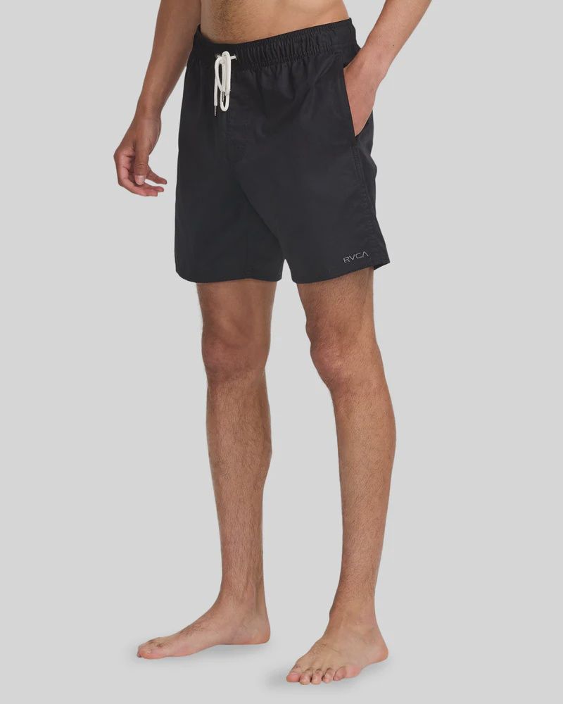 RVCA MENS OPPOSITES ELASTIC 2 SHORT - BLACK