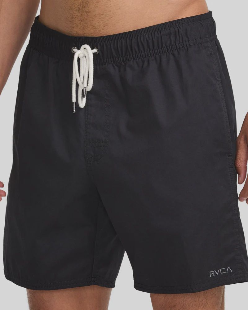 RVCA MENS OPPOSITES ELASTIC 2 SHORT - BLACK