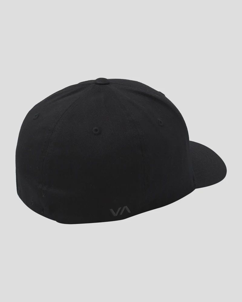 RVCA MENS RVCA FLEX FIT HAT - BLACK