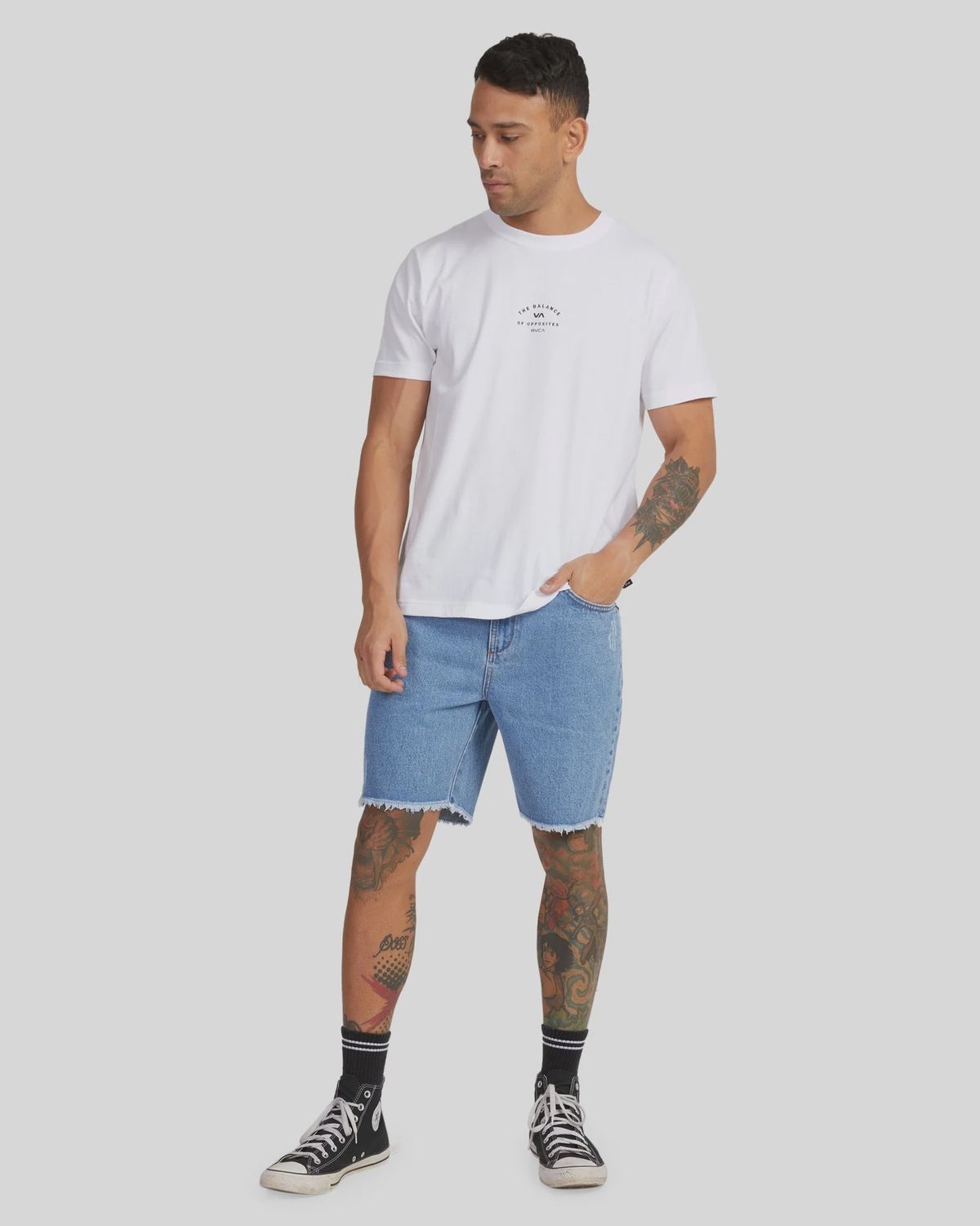 RVCA MENS RVCA ROCKERS WALKSHORT - VINTAGE BLUE
