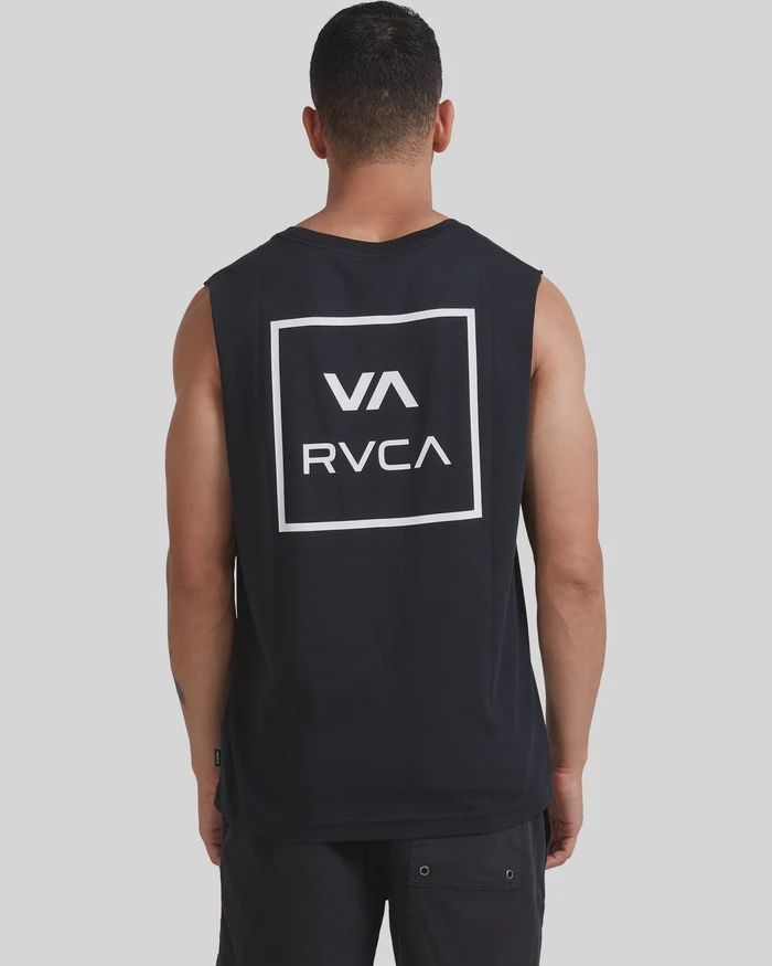RVCA MENS VA ALL THE WAYS MUSCLE - BLACK