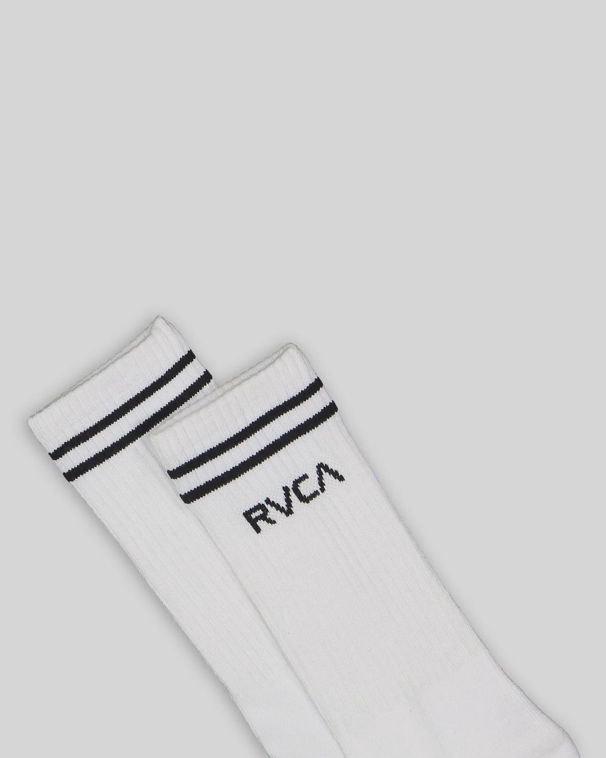 RVCA MENS UNION SOCK III SOCKS - WHITE